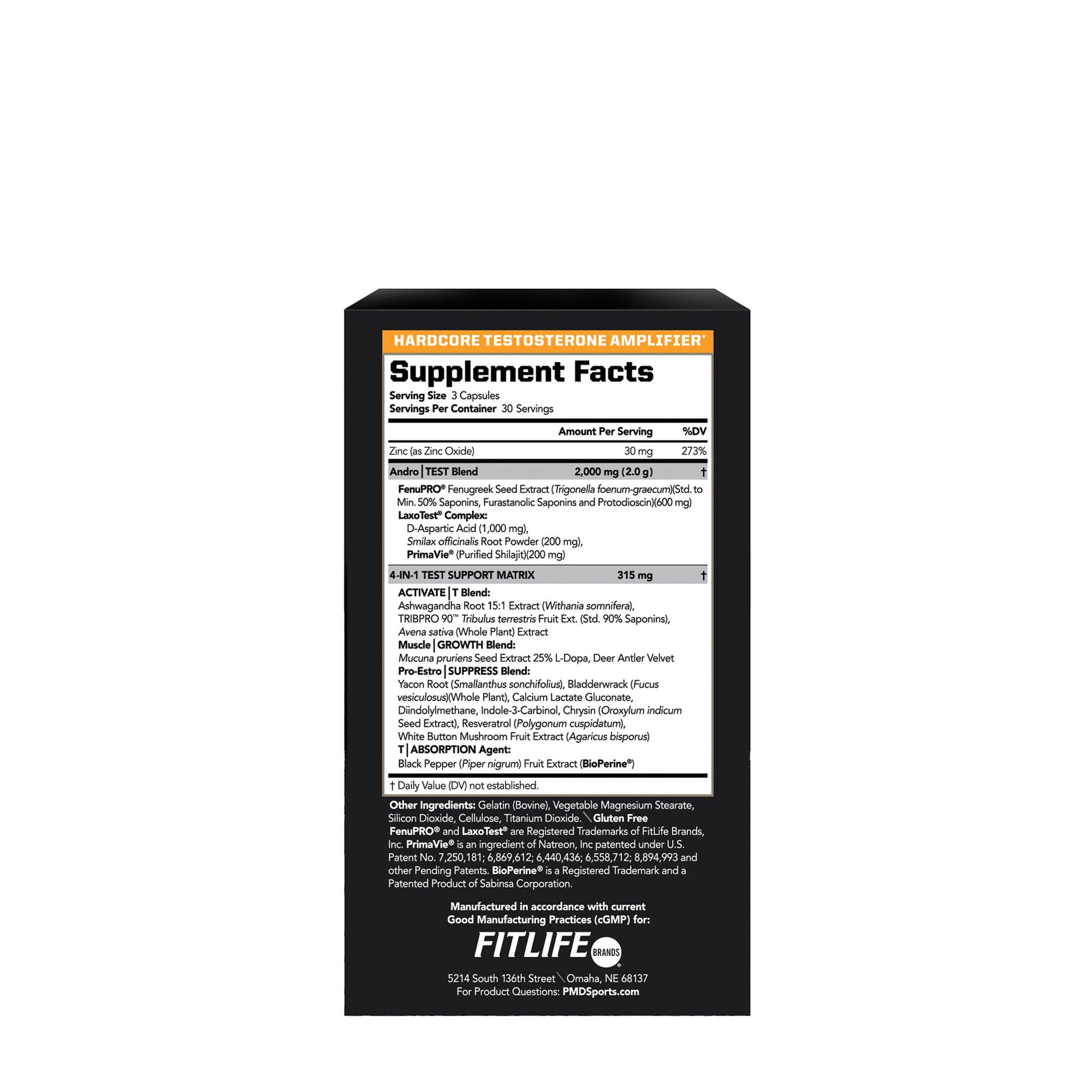 Methyl Andro&trade; Hardcore - 90 Capsules (30 Servings)